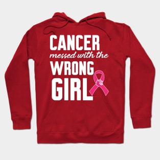 Cancer messed with the wrong girl Hoodie